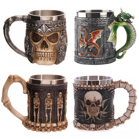 Taza Calavera 3D 400ML para Café
