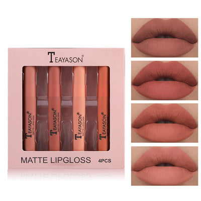 Set de Labiales Mate Aterciopelados y Brillos Líquidos - Image 12