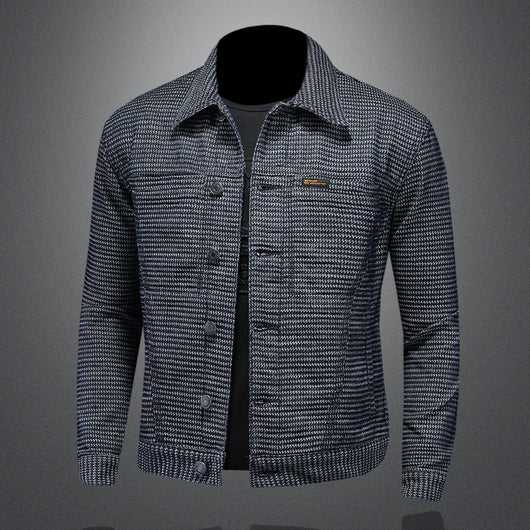 Chaqueta Denim Estilo Motociclista para Hombre - Diseño Europeo Casual - Image 15