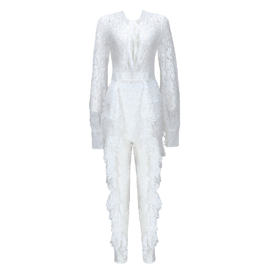 Jumpsuit de Encaje Elegante - Image 3