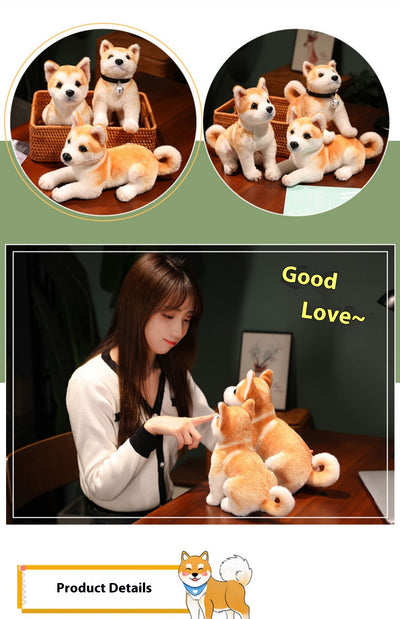 Peluche Perro Akita Realista - Juguete de Simulación Premium - Image 21