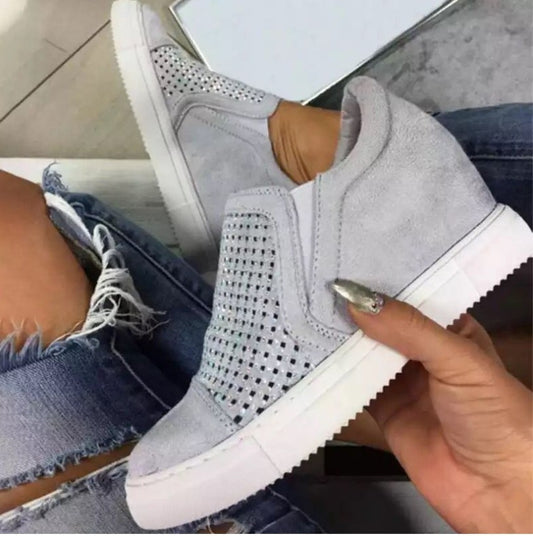 Mocasines Calados con Strass Idle