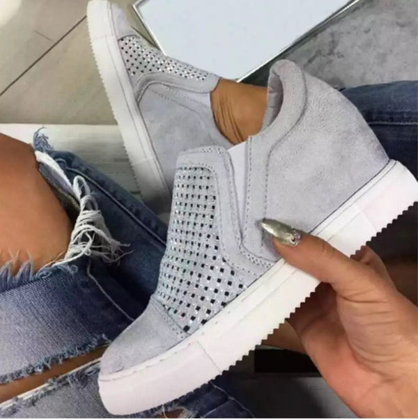 Mocasines Calados con Strass Idle