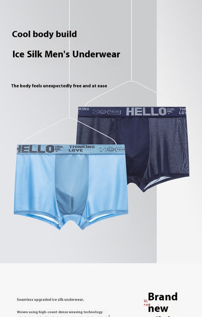 Bóxer de Seda de Hielo para Hombre HELLO - Comodidad Juvenil Premium - Image 22