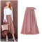 Falda Midi con Cordones Elegante para Mujer