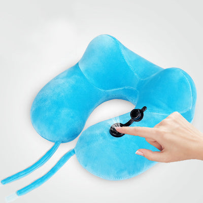 Almohada Cervical Inflable en Forma de U