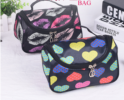 Bolso de Mano Coreano con Corazón de Durazno y Lunares Adorables - Image 2