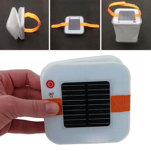 Linterna LED Solar Plegable Inflable para Camping - Luz Impermeable Portátil - Image 4
