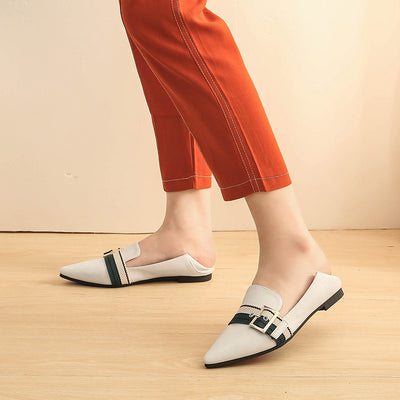 Zapato de Tacón Puntiagudo con Hebilla de Cinturón Elegante - Image 2