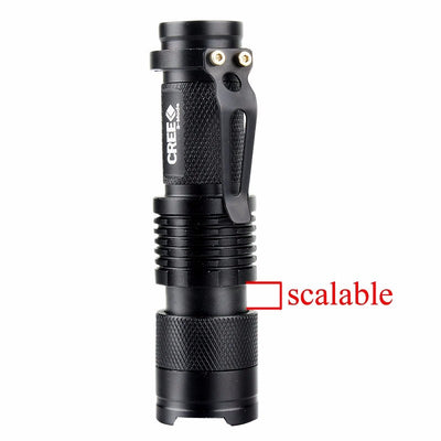 Linterna LED Táctica Q5 5 Colores 2000 Lúmenes Recargable Impermeable - Image 3