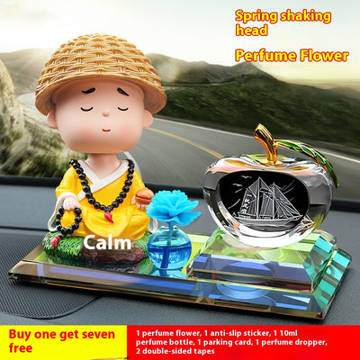 Adorno Perfumado para Auto con Cabeza Móvil y Cristal Tallado - Image 21