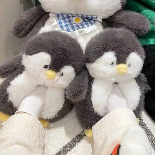 Pantuflas Pingüino Multicolor - Zapatillas Peluche Cálidas para Mujer