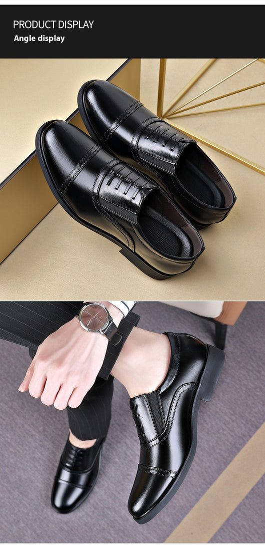Zapatos de Cuero Formales Puntiagudos para Hombre - Estilo Ejecutivo Británico - Image 15