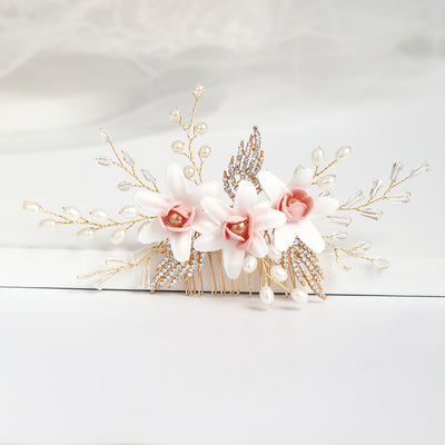 Tocado de Flores de Cristal Hecho a Mano - Elegancia y Estilo - Image 6