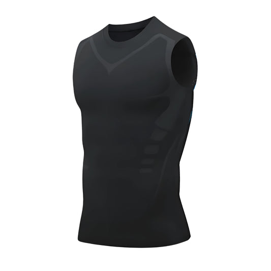 Camiseta Deportiva Ajustada de Manga Corta para Fitness