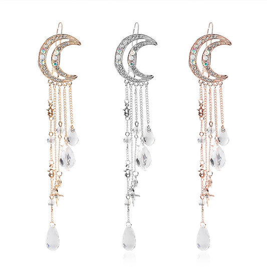 Clip para Cabello Pentagrama con Borla Luna - Image 2