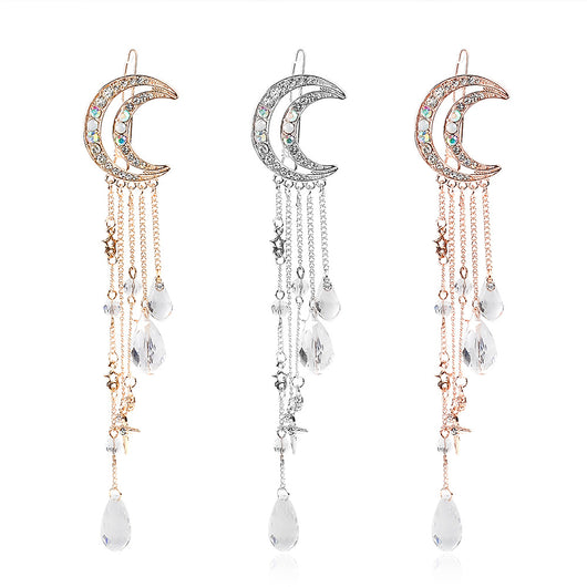 Clip para Cabello Pentagrama con Borla Luna - Image 2