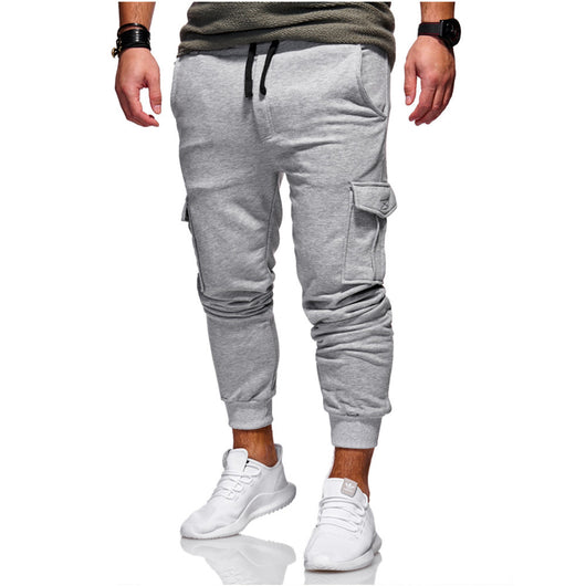 Pantalones Casuales para Hombre con Bolsillos Laterales - Image 4