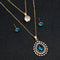 Conjunto de Collar y Aretes de Diamantes Brillantes