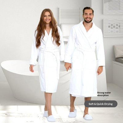 Bata de Baño Gruesa de Secado Rápido con Fibra Ultra Suave