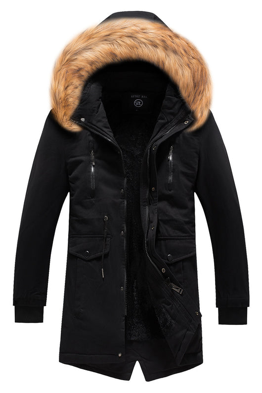 Chaqueta de Invierno Casual para Hombre con Capucha Desmontable - Image 14