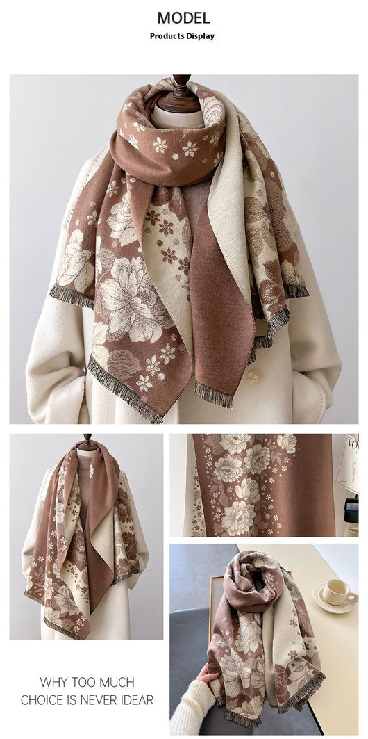 Pañuelo Étnico Floral con Estilo y Elegancia para Mujer - Image 13