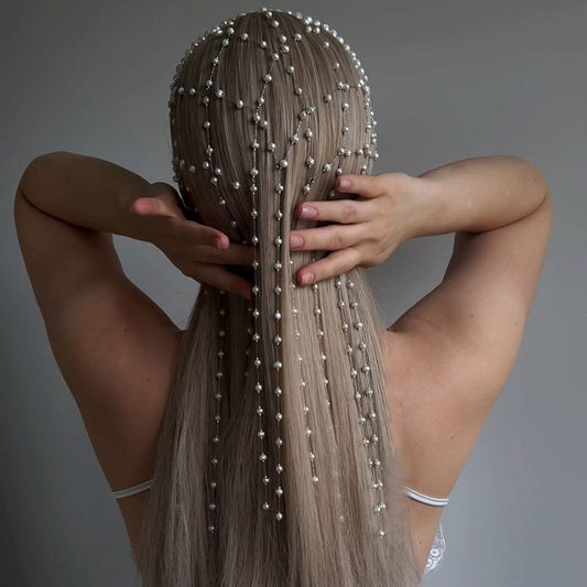 Diadema de Perlas Elegante para Vestidos de Gala