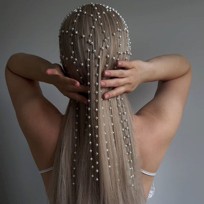 Diadema de Perlas Elegante para Vestidos de Gala