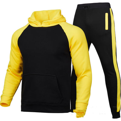 Suéter Deportivo para Hombre con Mangas Raglán y Costuras de Contraste - Image 12