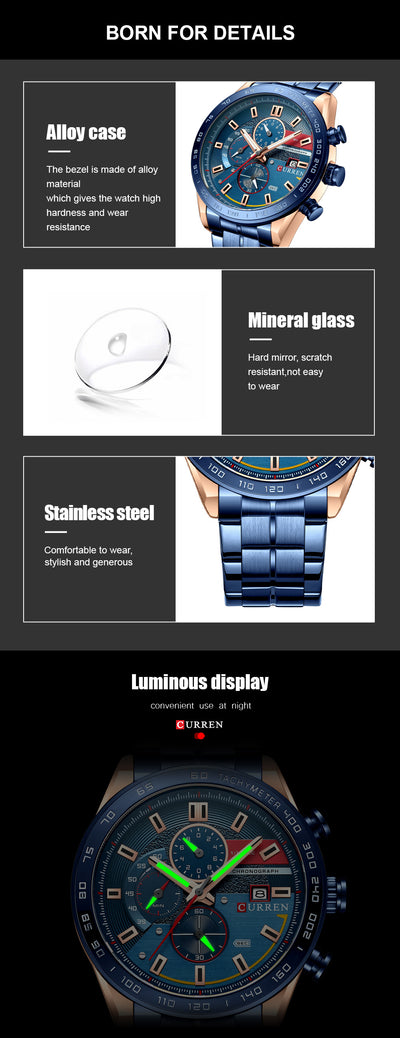 Reloj Deportivo Impermeable Multifuncional con Calendario y Esfera Grande - Image 11