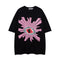 Playera Estampada con Diseño de Ojos Divertidos para Hombre - Corte Holgado