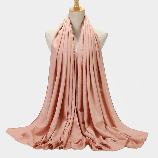 Pañuelo Cuadrado de Algodón y Lino - Diseño Liso y Versátil - Image 22