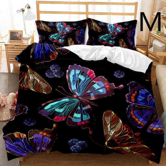 Juego de Edredón Tres Piezas Colección Mariposas - Image 8