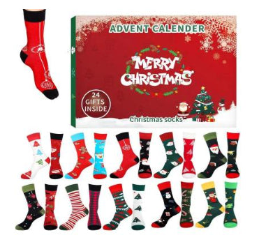 Pack de 24 Calcetines Navideños Populares