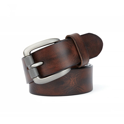 Cinturón de Cuero Curtido al Vegetal para Hombre - Piel Premium con Costuras Reforzadas - Image 11