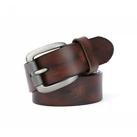 Cinturón de Cuero Curtido al Vegetal para Hombre - Piel Premium con Costuras Reforzadas - Image 11