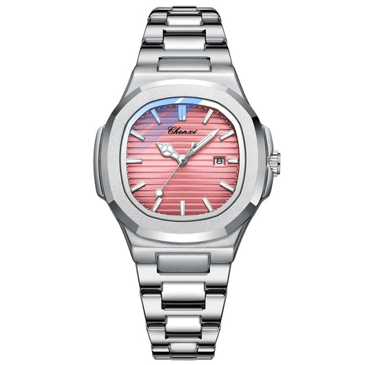 Reloj de Pareja Chenxi Acero Inoxidable Luminoso Resistente al Agua - Image 16
