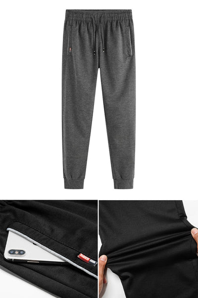 Pantalones de Sudadera Coreanos Slim Fit con Puños Ajustados para Invierno - Image 5