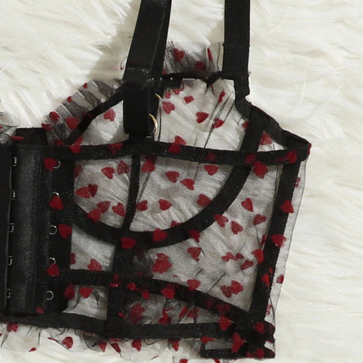 Conjunto de Lencería con Bordado 3D Amor Verano - Image 15