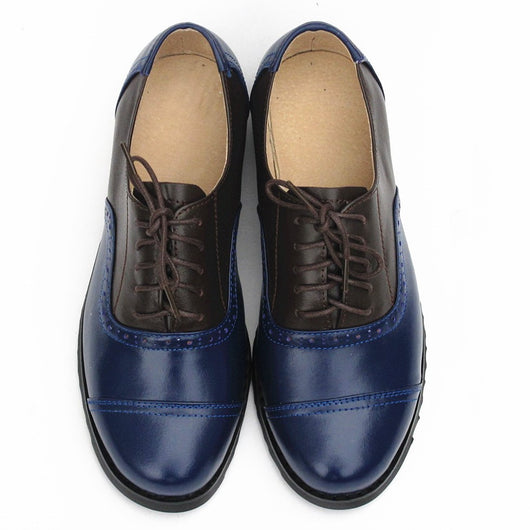 Zapatos Oxford Planos de Cuero para Mujer - Image 14