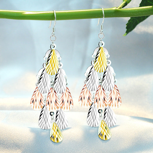 Aretes de Plata Esterlina con Borlas - Diseño Lujo Ligero Temperamento Elegante - Image 8