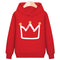 Sudadera con capucha Crown velvet plus