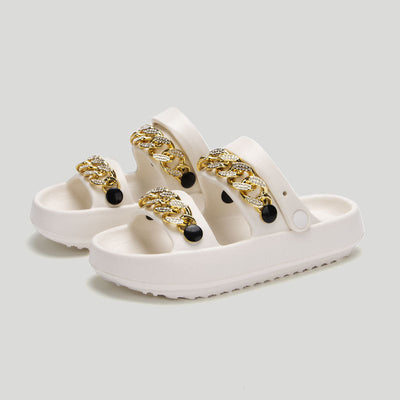 Sandalias Deportivas Mujer con Suela Gruesa - Zapatillas Reversibles Playa y Casa - Image 3