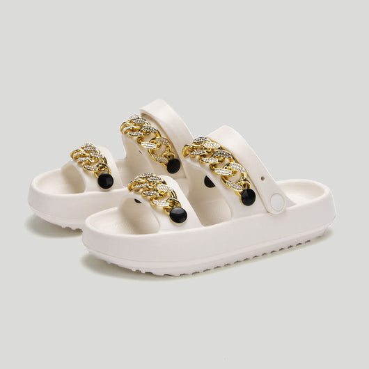 Sandalias Deportivas Mujer con Suela Gruesa - Zapatillas Reversibles Playa y Casa - Image 3