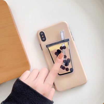 Funda iPhone con Líquido Descompresivo de Té de Perlas - Compatible con Apple - Image 5