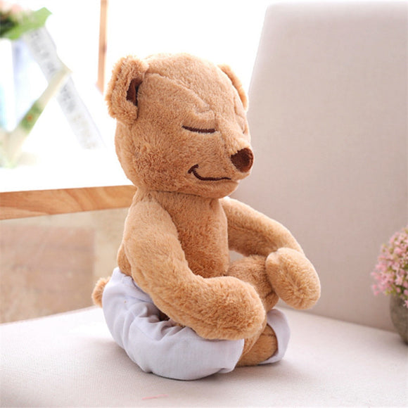 Yoga Bear Plush Toy 40cm - Soft and Adorable Meditating Bear for Kids