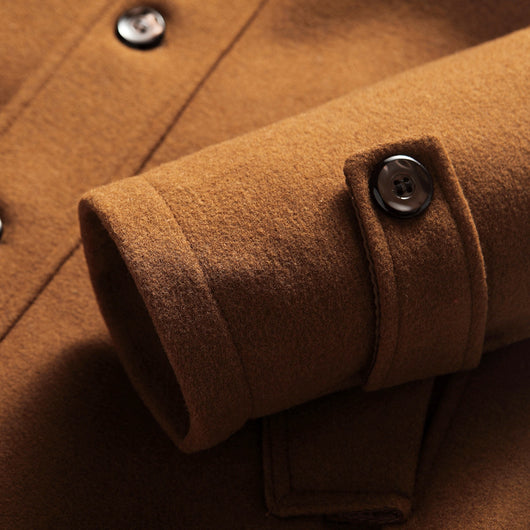 Abrigo de Lana para Hombre Otoño Invierno - Cuello Solapa Premium - Image 3