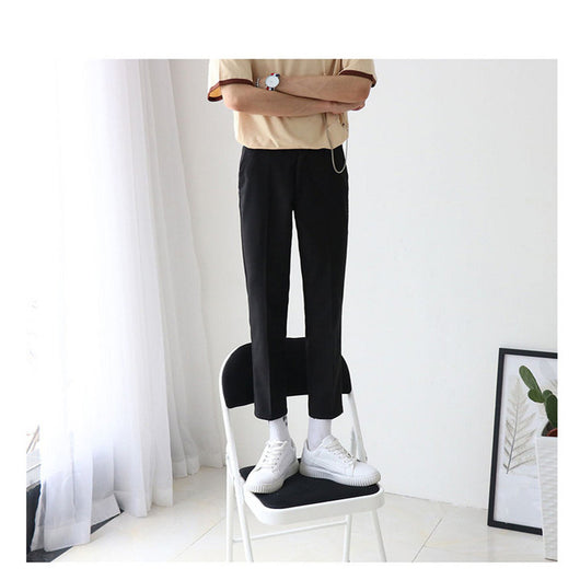 Pantalón Casual Slim Fit de Nueve Puntos Estilo Británico - Image 11