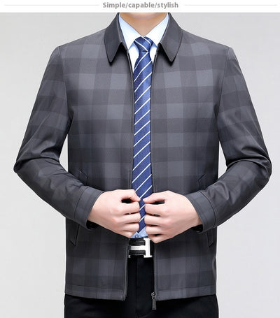 Blazer Cuadros Solapa Americana Ejecutivo Casual - Image 12