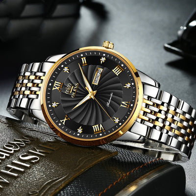 Reloj Empresarial Automático con Esfera Luminosa y Diamante para Hombre - Image 2
